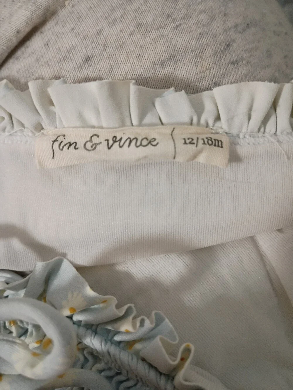 Fin & Vince Daisy Fields Smocked Swimsuit 12-18 Months